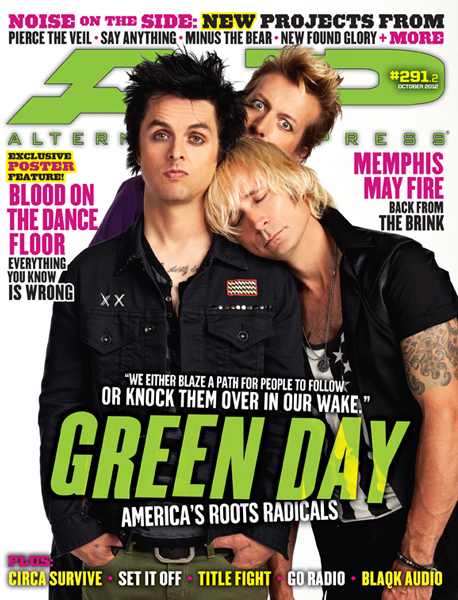 Green Day en la portada de Alternative Press | Green Day Inc