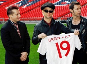 Green Day Wembley stadium