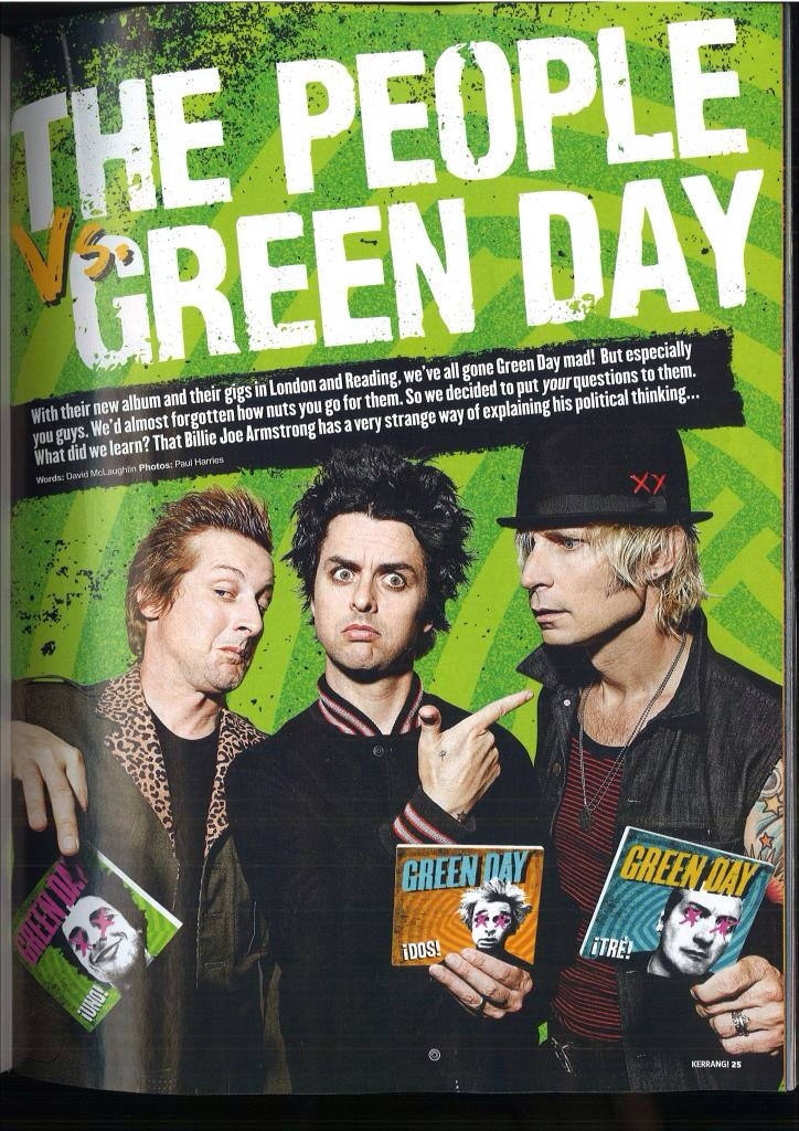 Green Day Kerrang